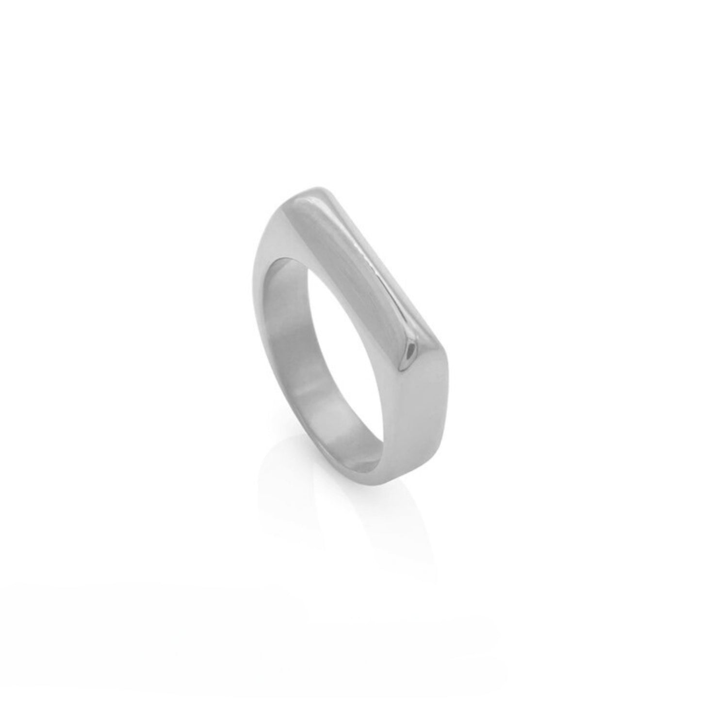 Stainless Steel Hypoallergenic Waterproof Tarnish Free Waterproof Sweatproof No-Fade Bar Ring The Aura