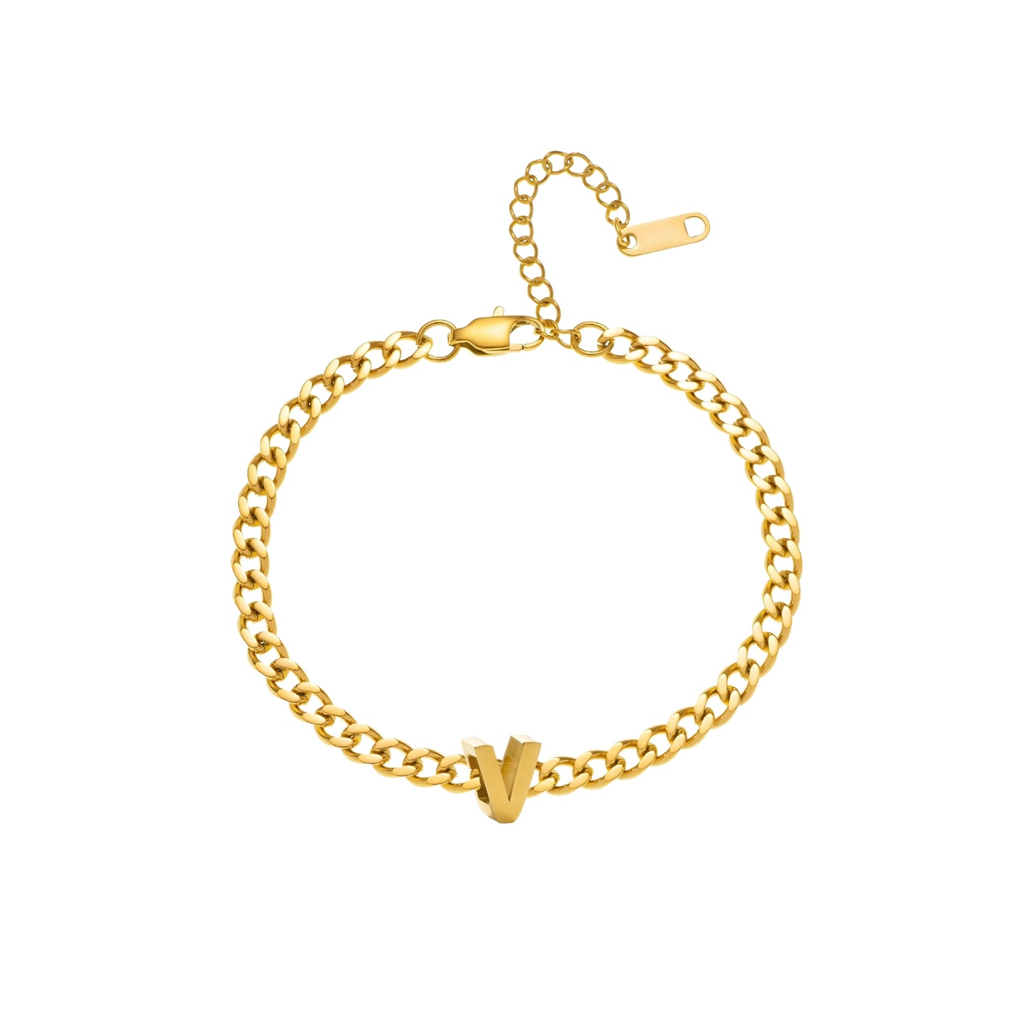 "Be Bold" Alphabet Bracelet