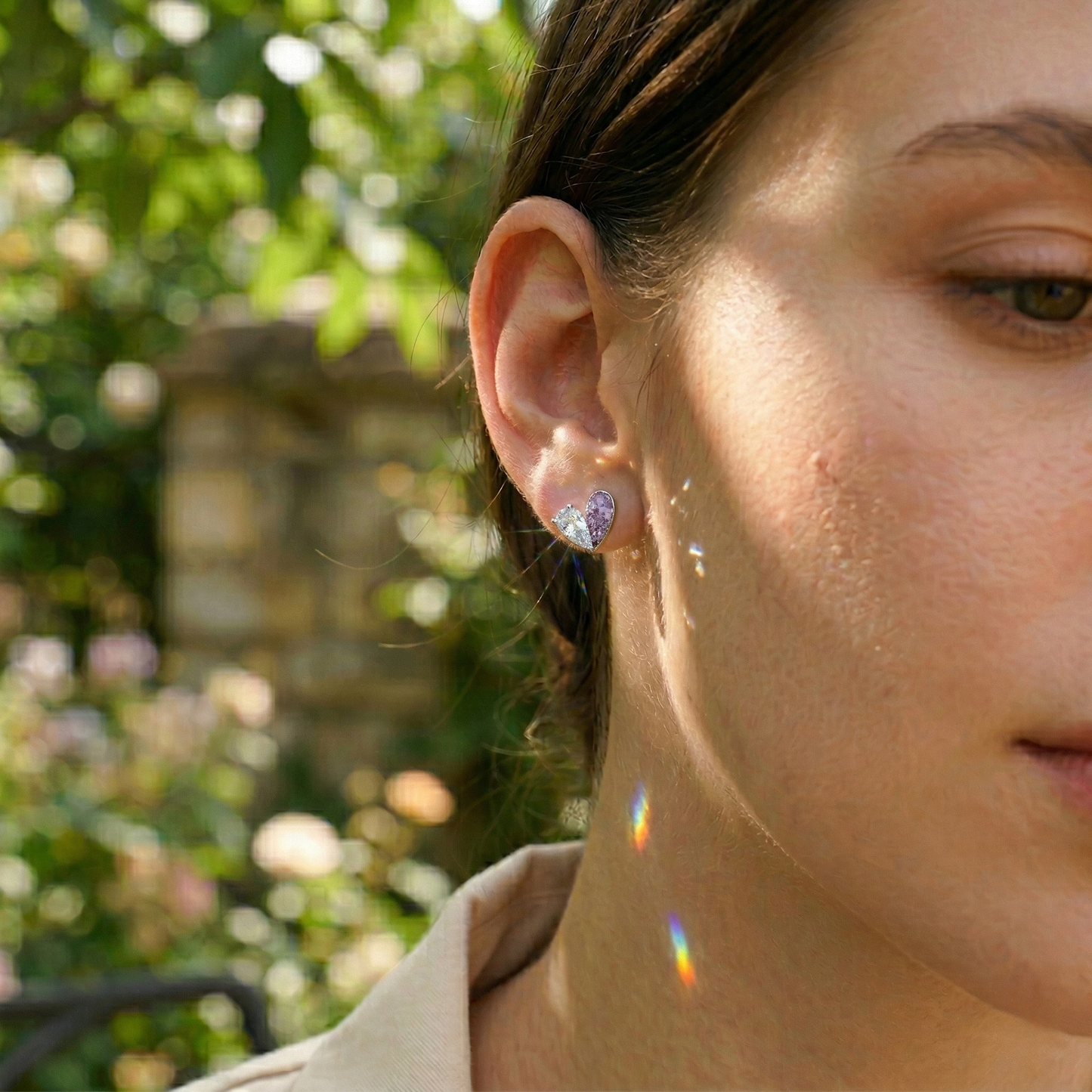 Blooming Hearts Stud Earrings