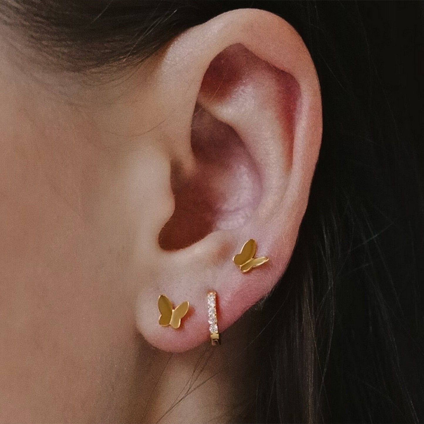 Butterfly Earring Bundle - Set of 3