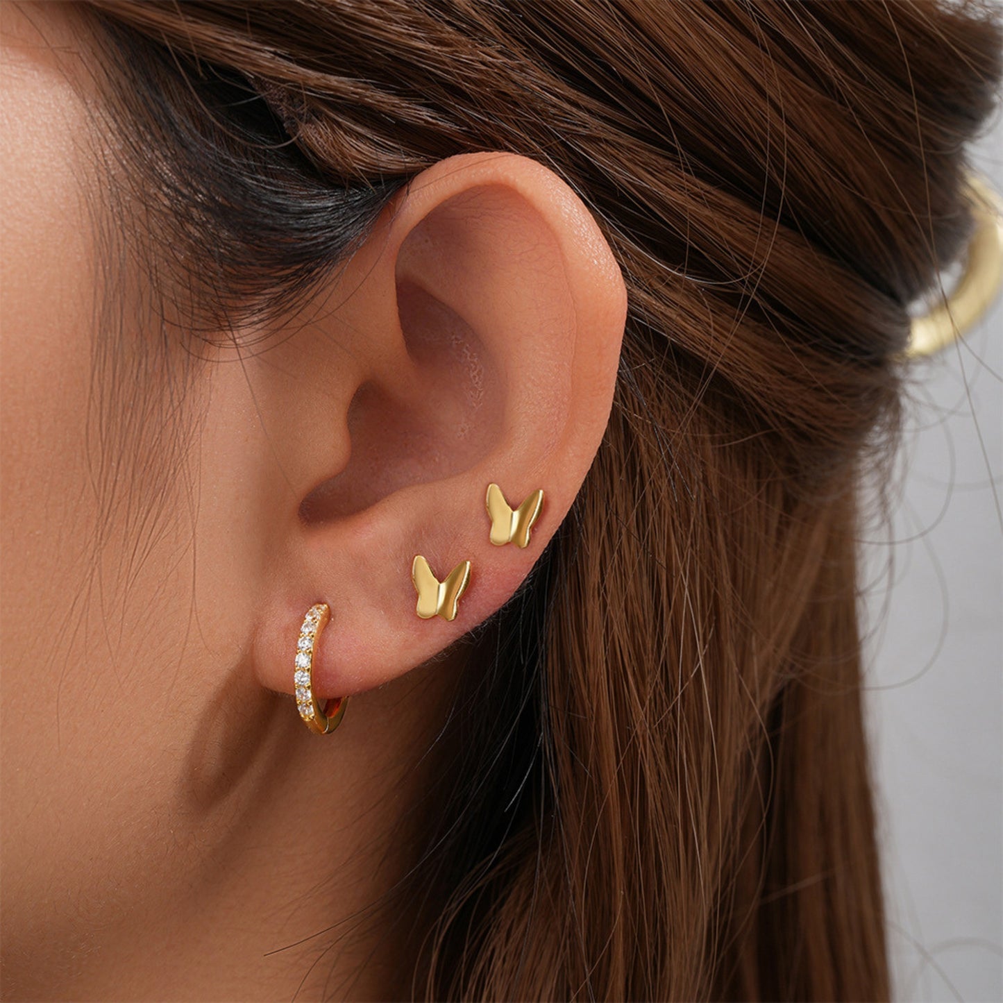 Butterfly Earring Bundle - Set of 3