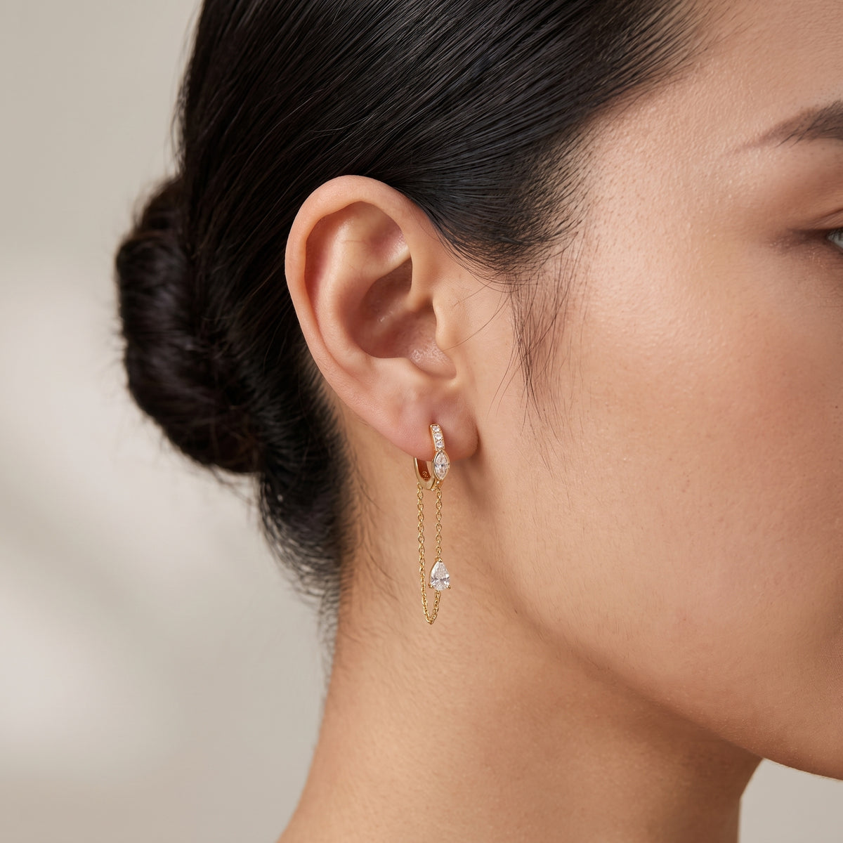 Cascading Teardrop Earrings