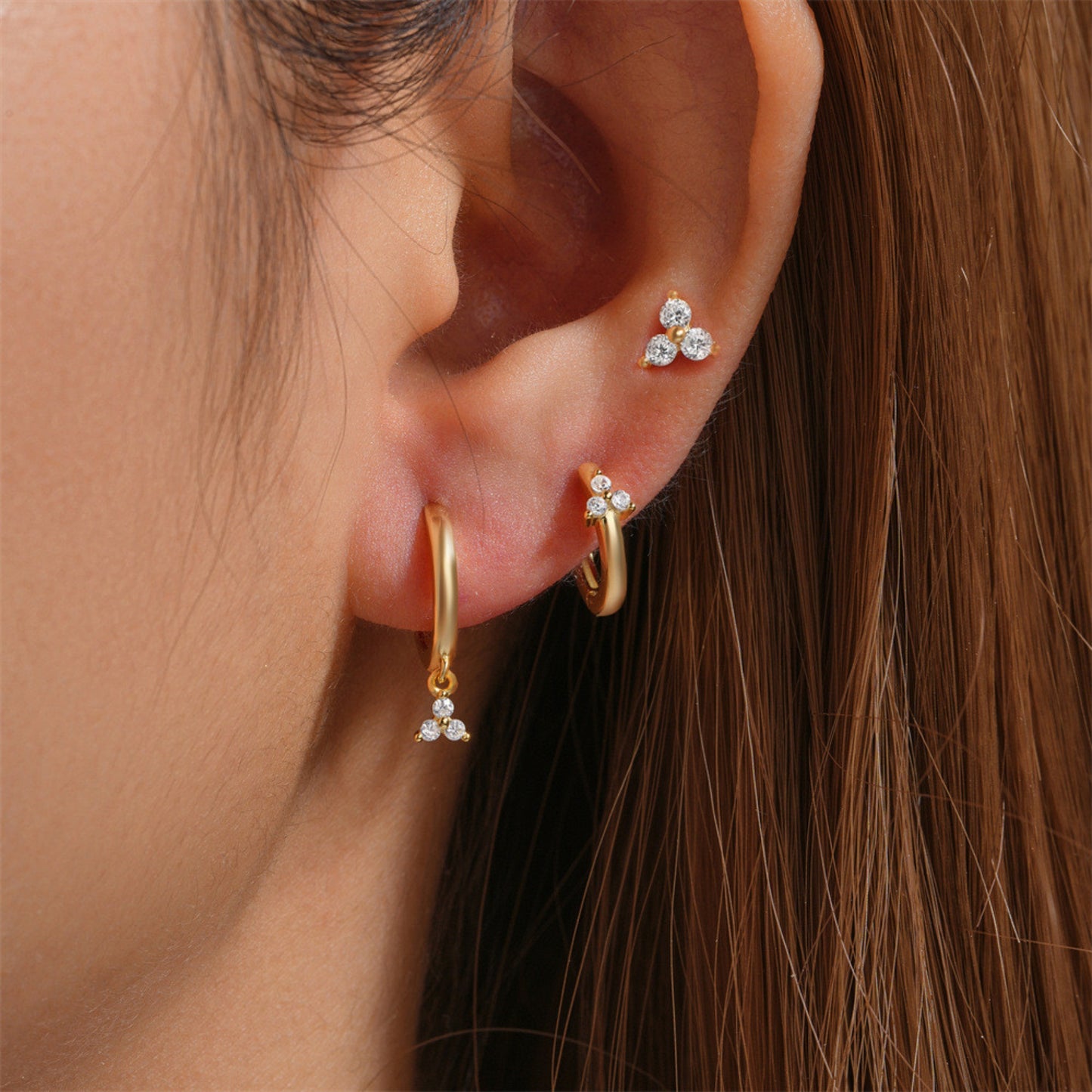 Clover Earring Bundle - Set of 3