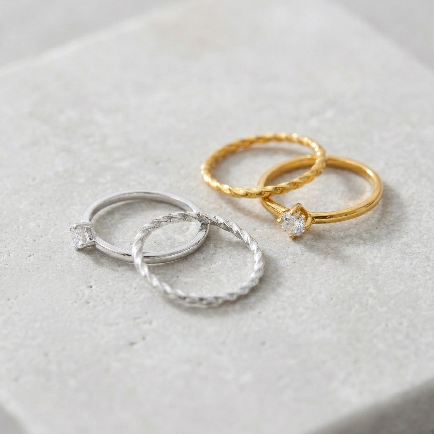 Endless Bond Duo Ring Set