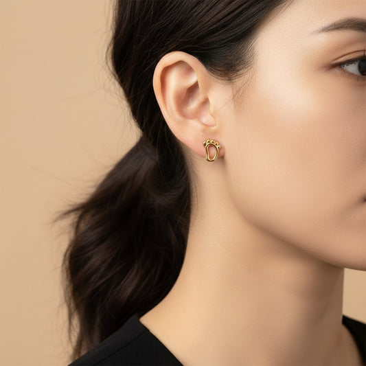 First Steps Stud Earrings