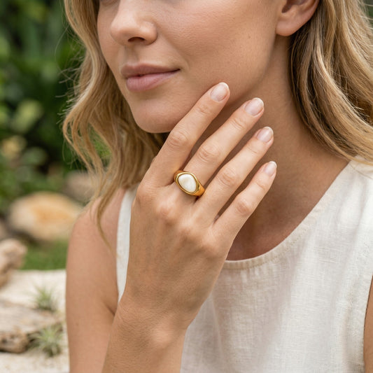 Grounded Essence Adjustable Ring