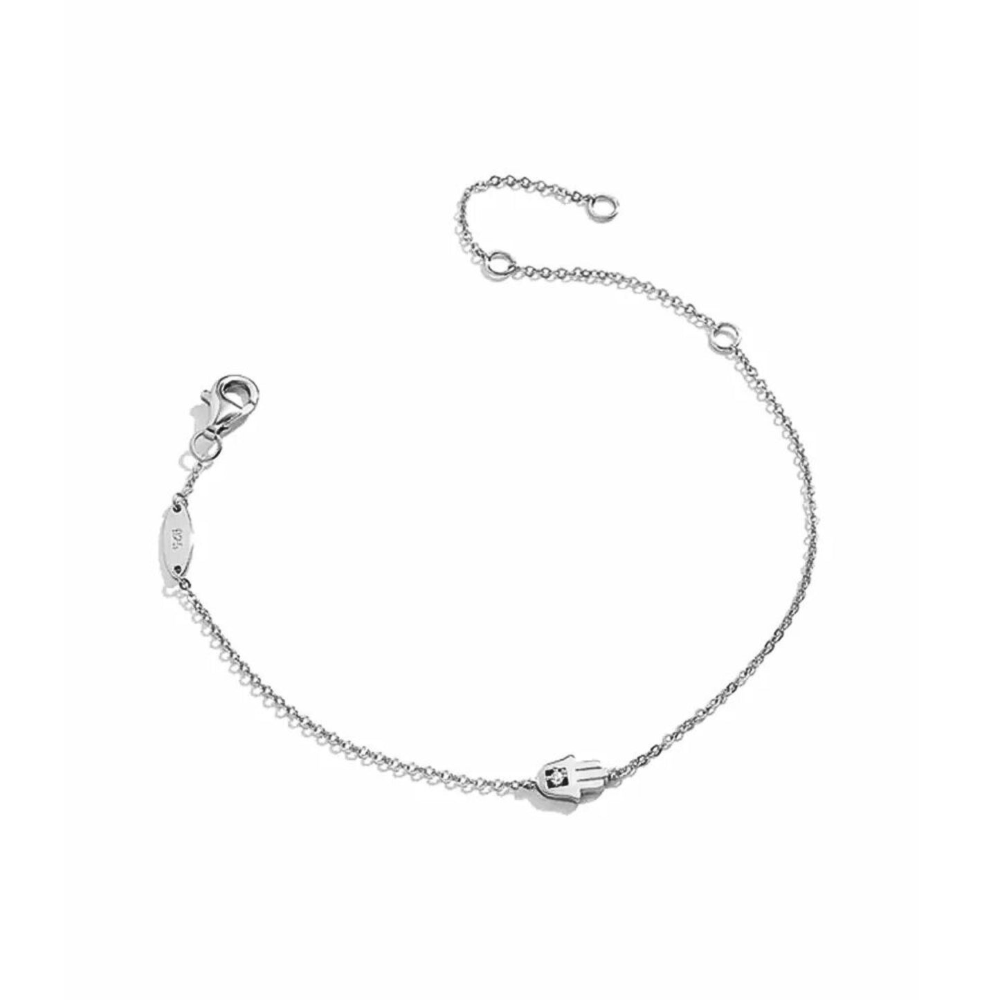 925 Sterling Silver Hypoallergenic Waterproof Hi-Five Bracelet The Aura