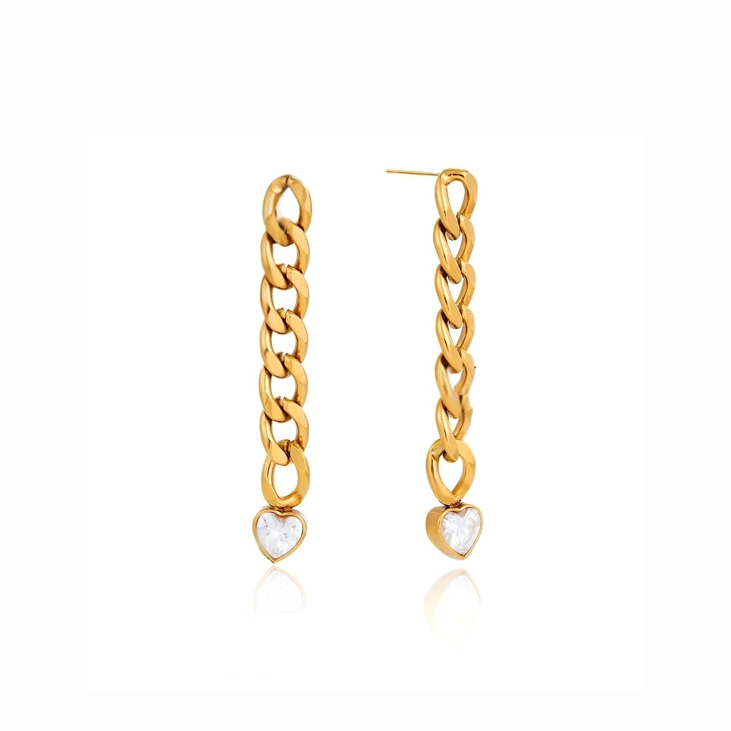 Link To My Heart Drop Earrings