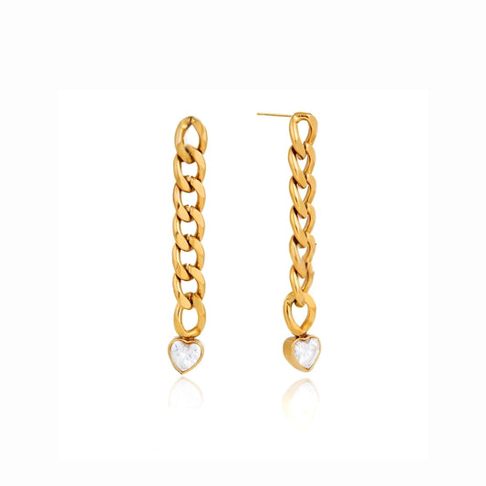 Link To My Heart Drop Earrings