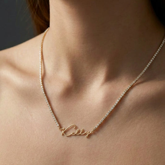 Own Your Light Nameplate Necklace