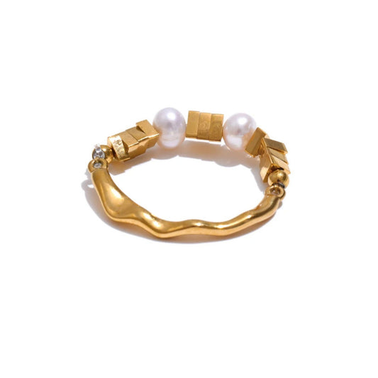 Pearl Of Wisdom Stretchable Ring