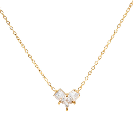 Pure Heart Stud Necklace
