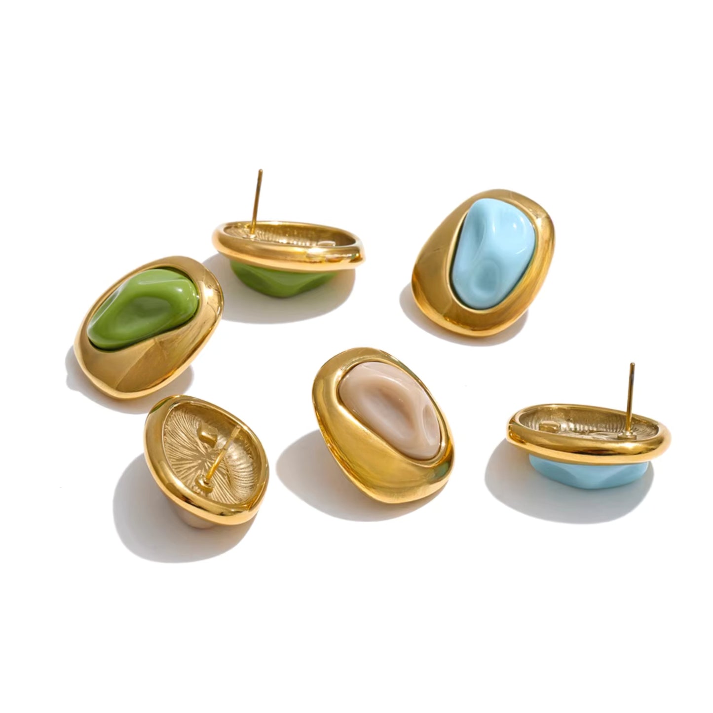 Quiet Waters Stud Earrings