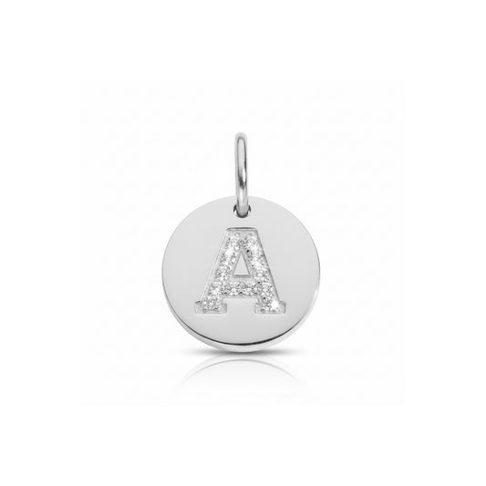 Solo Pavé Alphabet Charm