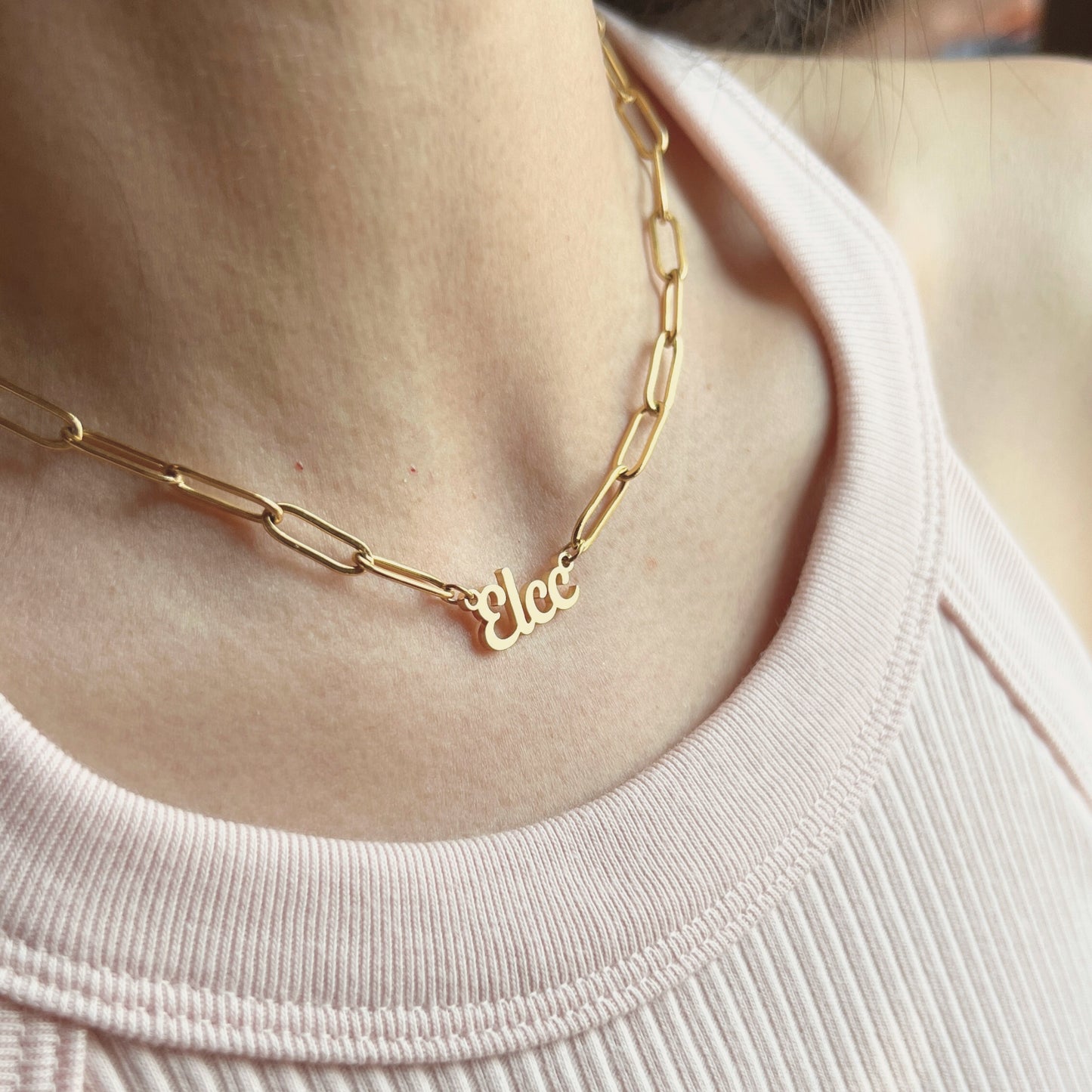 Adore Me Nameplate Necklace
