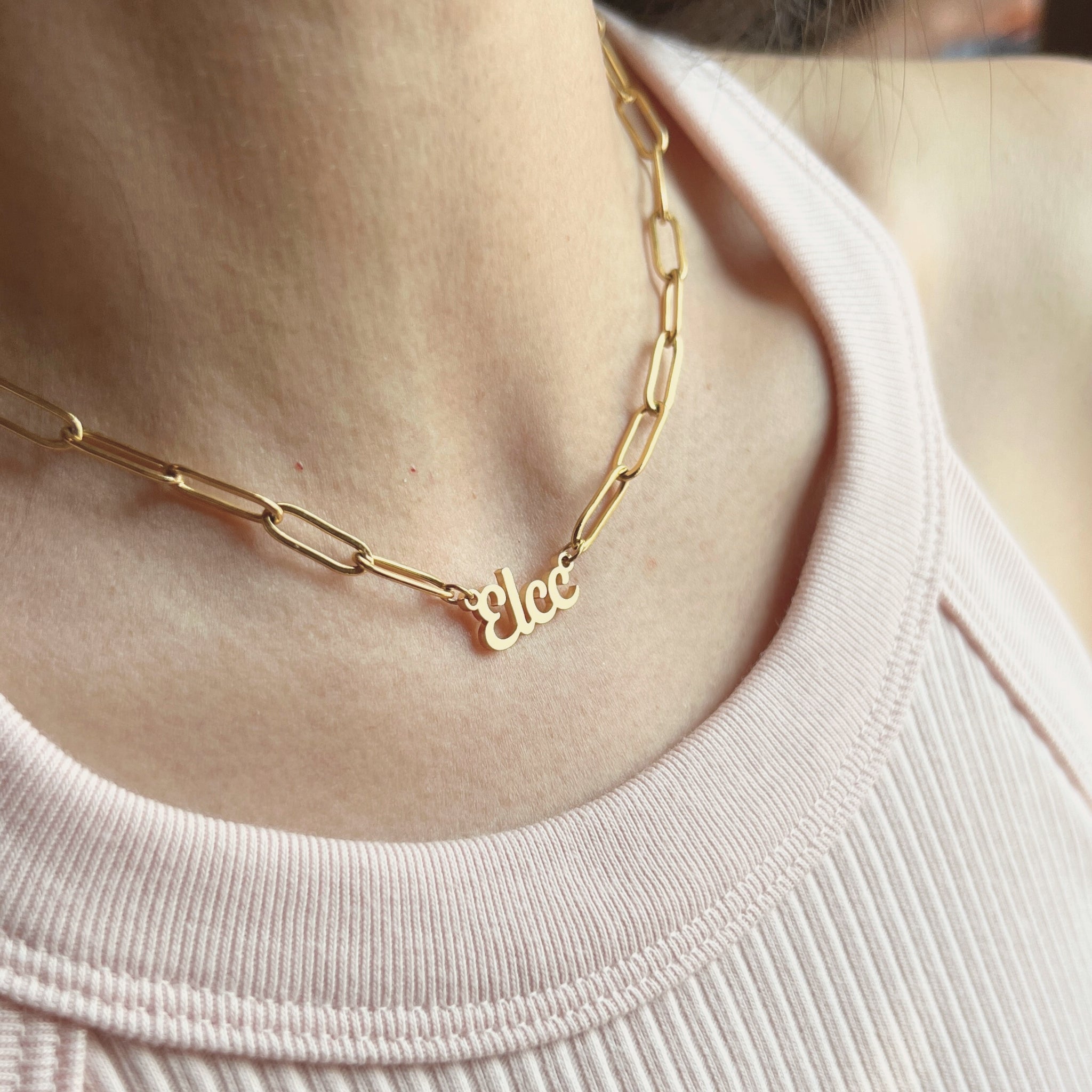 Adore Me Nameplate Necklace