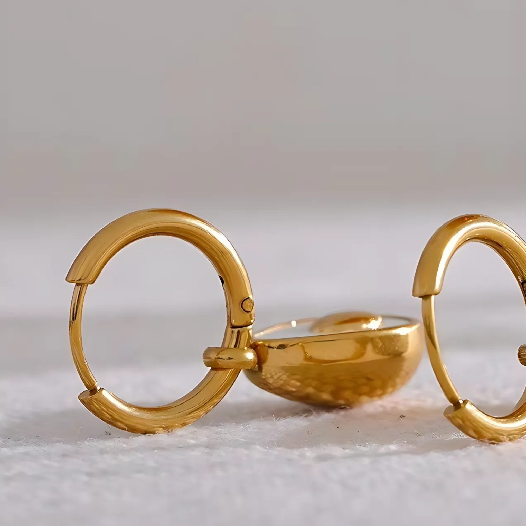 Avocado Huggie Earrings