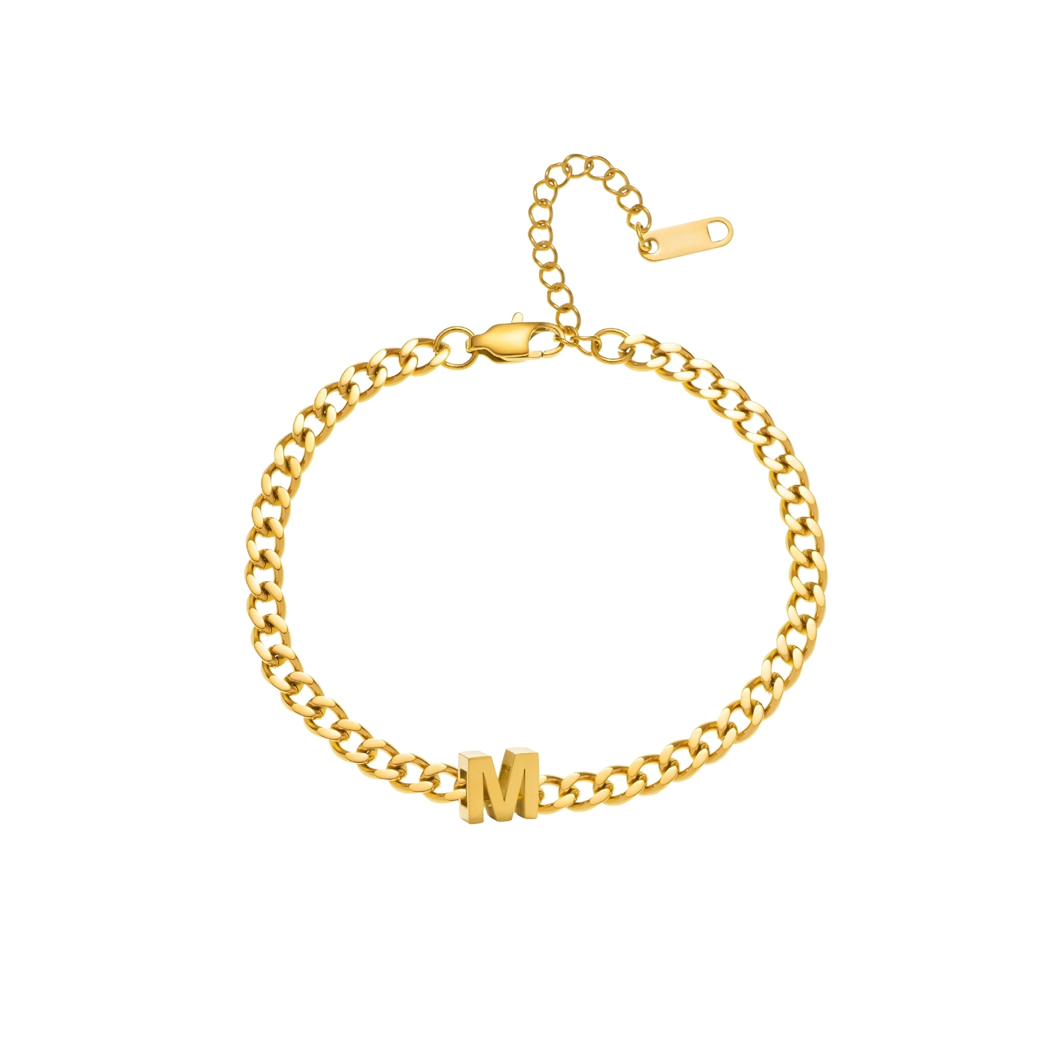 "Be Bold" Alphabet Bracelet