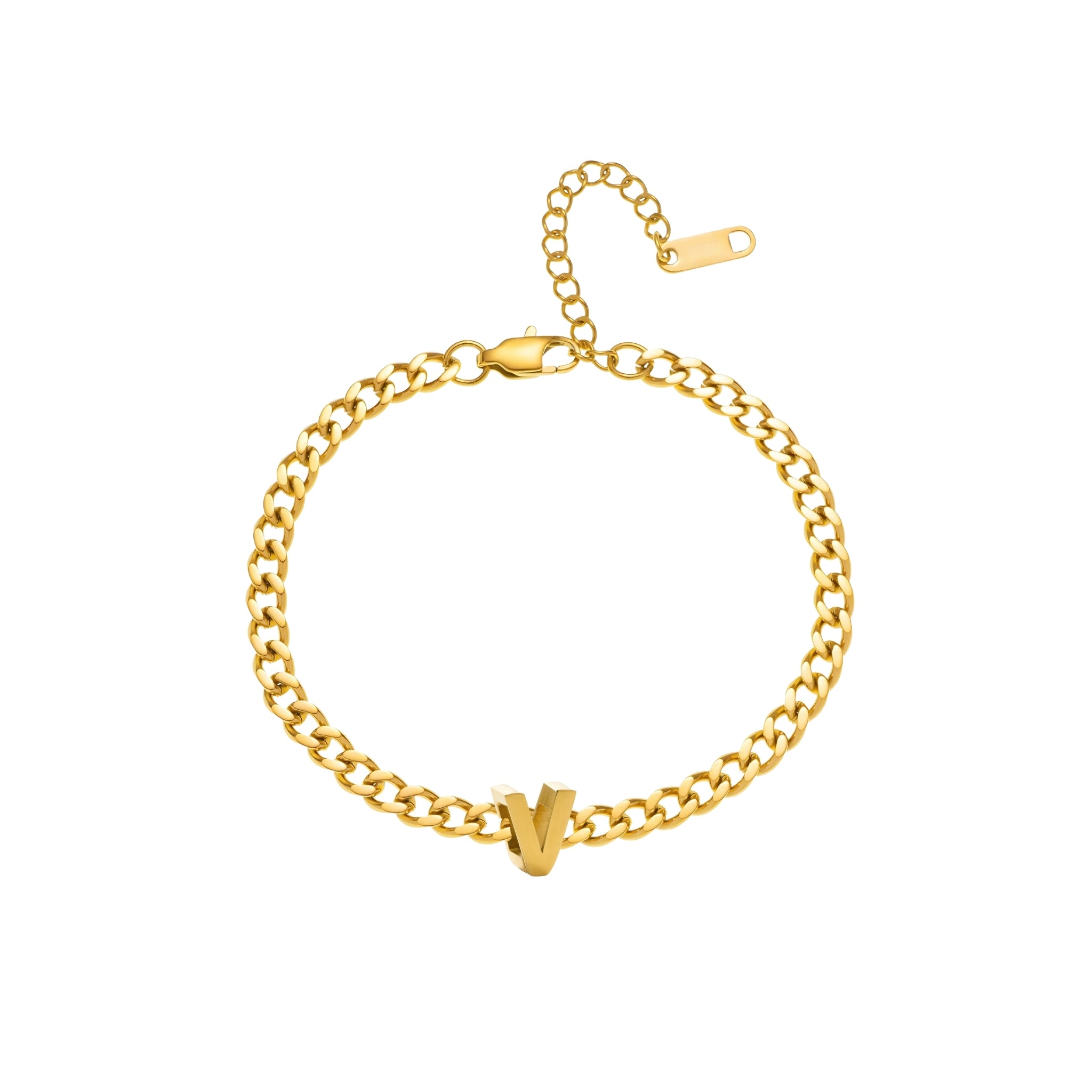 "Be Bold" Alphabet Bracelet