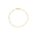 18K Gold Plated Sterling Silver Hypoallergenic Waterproof Tarnish Free Waterproof Sweatproof No-Fade Bead Chain Bracelet The Aura