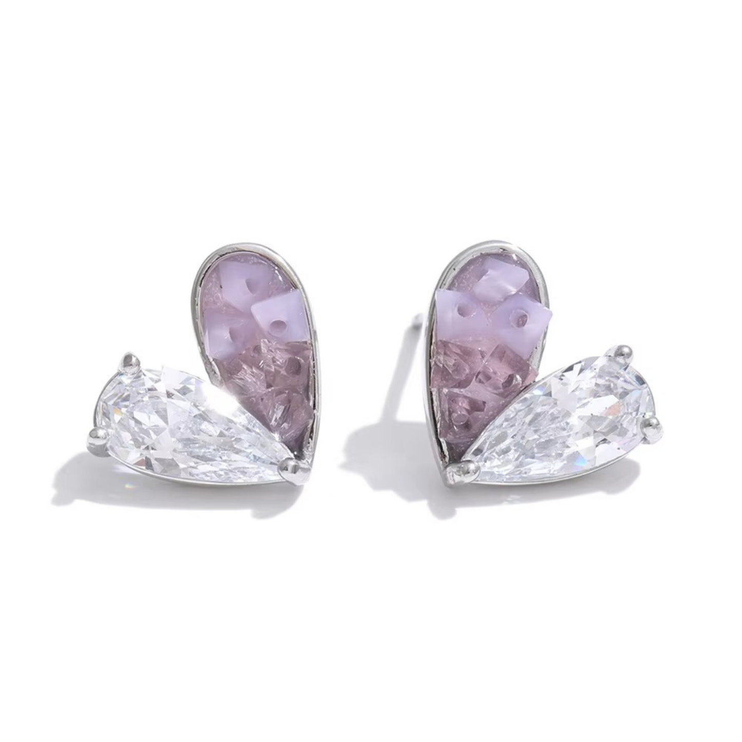 Blooming Hearts Stud Earrings