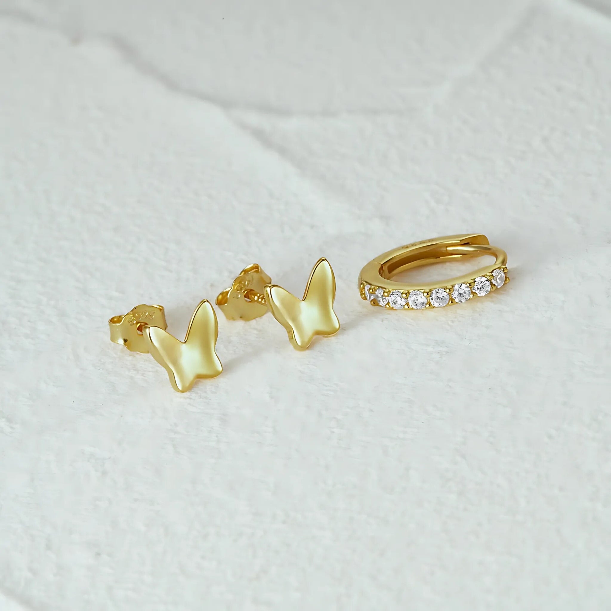 Butterfly Earring Bundle - Set of 3