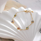 8K Gold Plated Stainless Steel Hypoallergenic Waterproof Tarnish Free Waterproof Sweatproof No-Fade C'est La Vie Bracelet The Aura