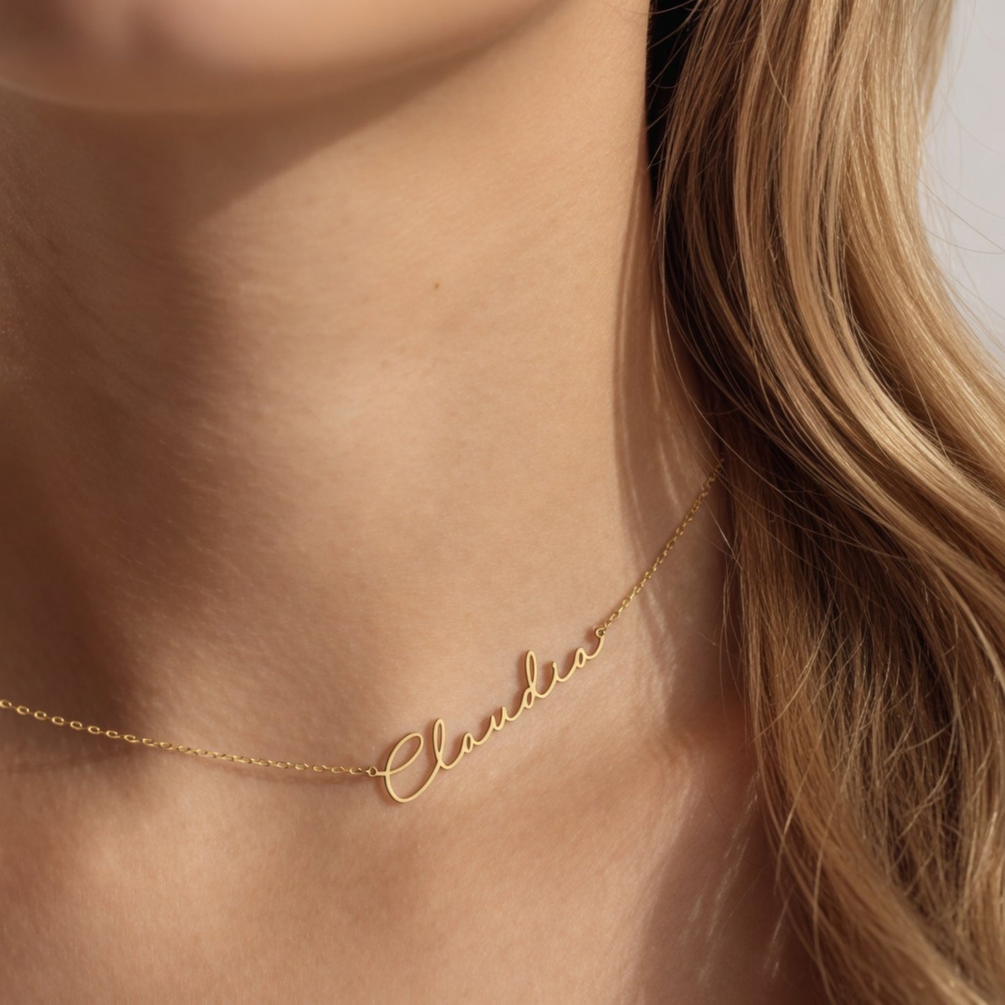 C'est Moi Nameplate Necklace