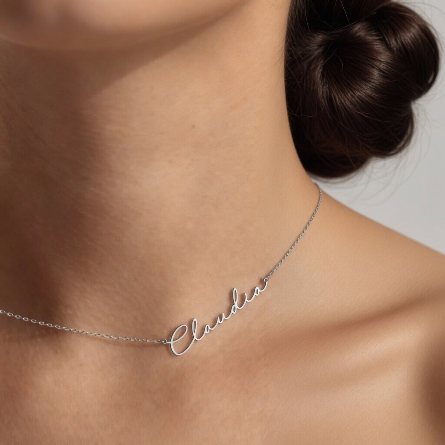 C'est Moi Nameplate Necklace