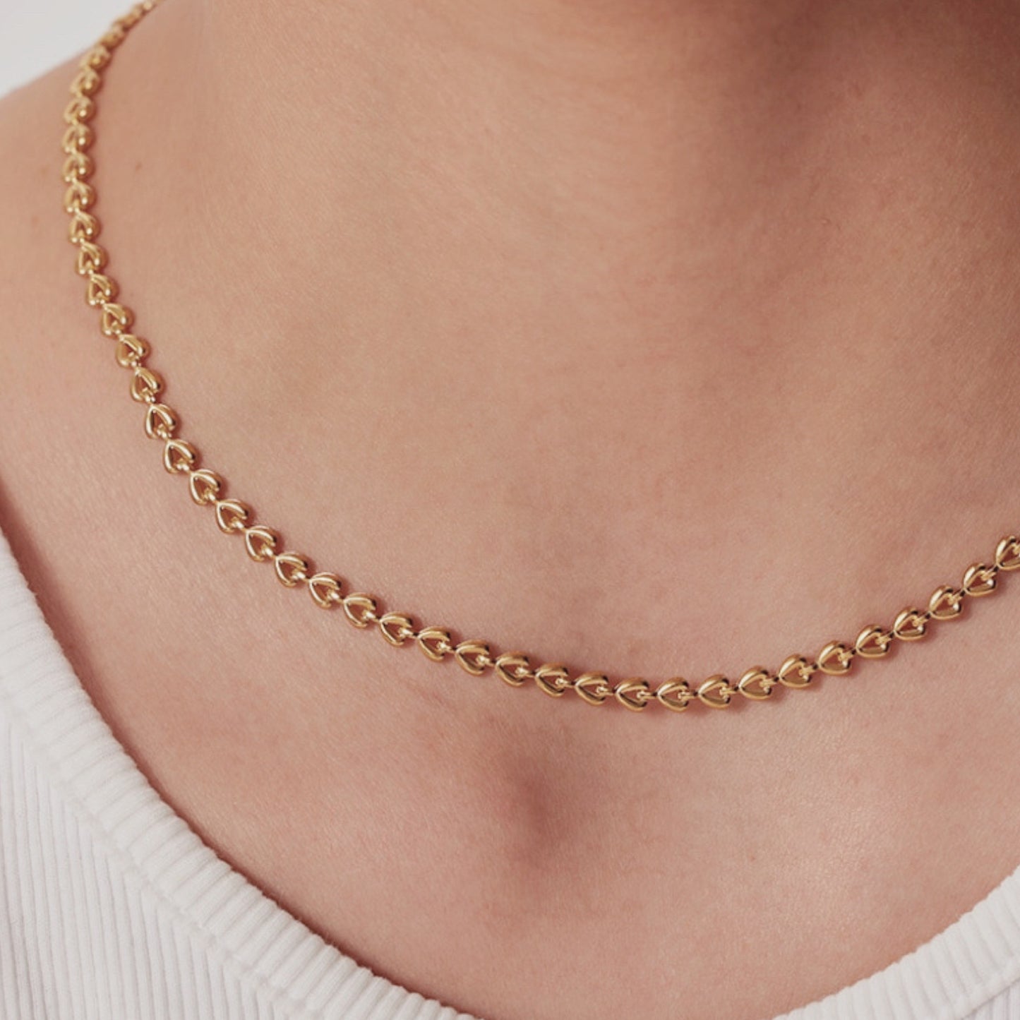 Chain of Hearts Necklace