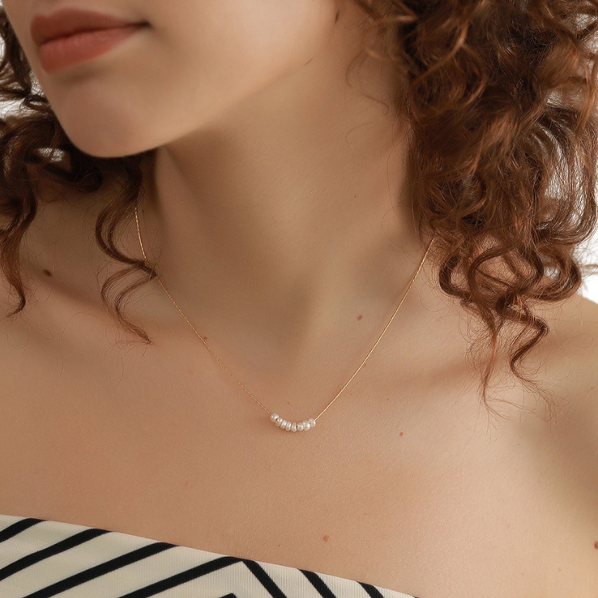 Chain of Pearl Necklace