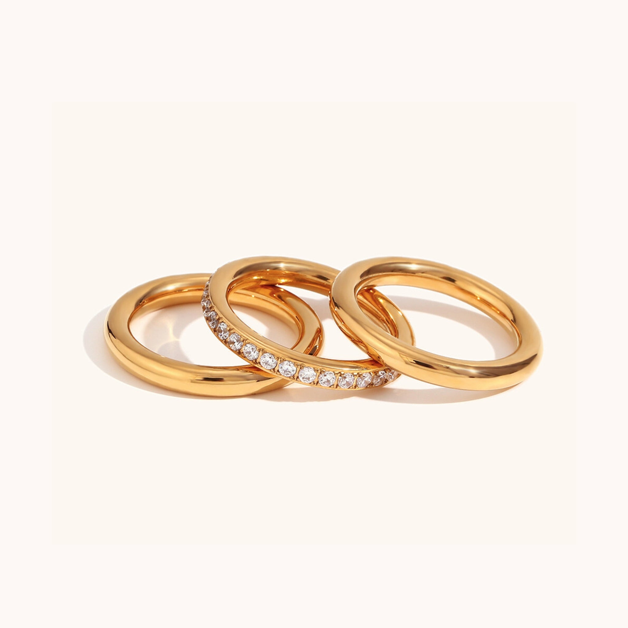 Classic Trio Ring Set
