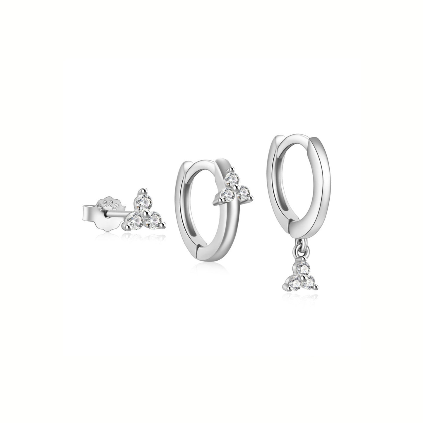 Clover Earring Bundle - Set of 3