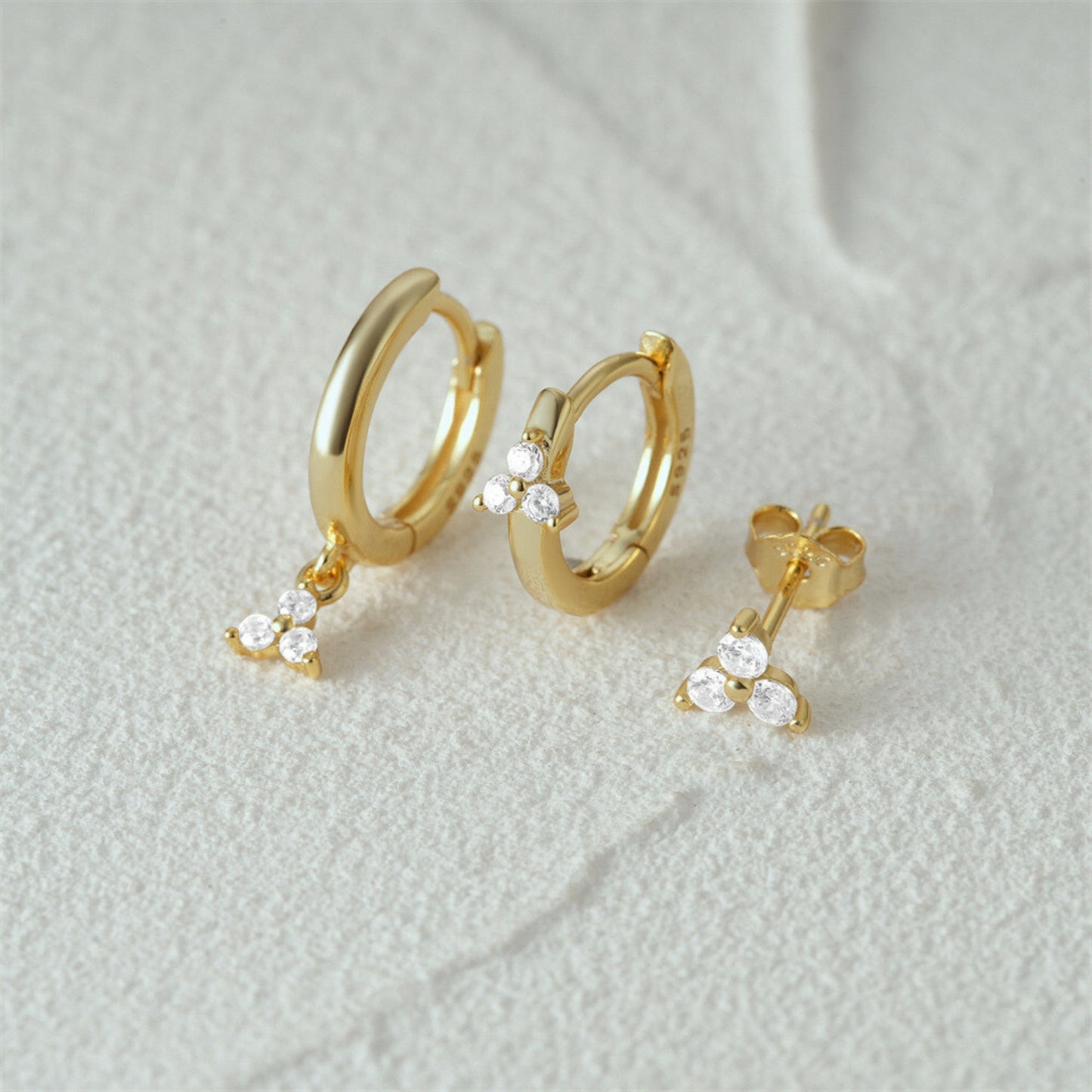 Clover Earring Bundle - Set of 3