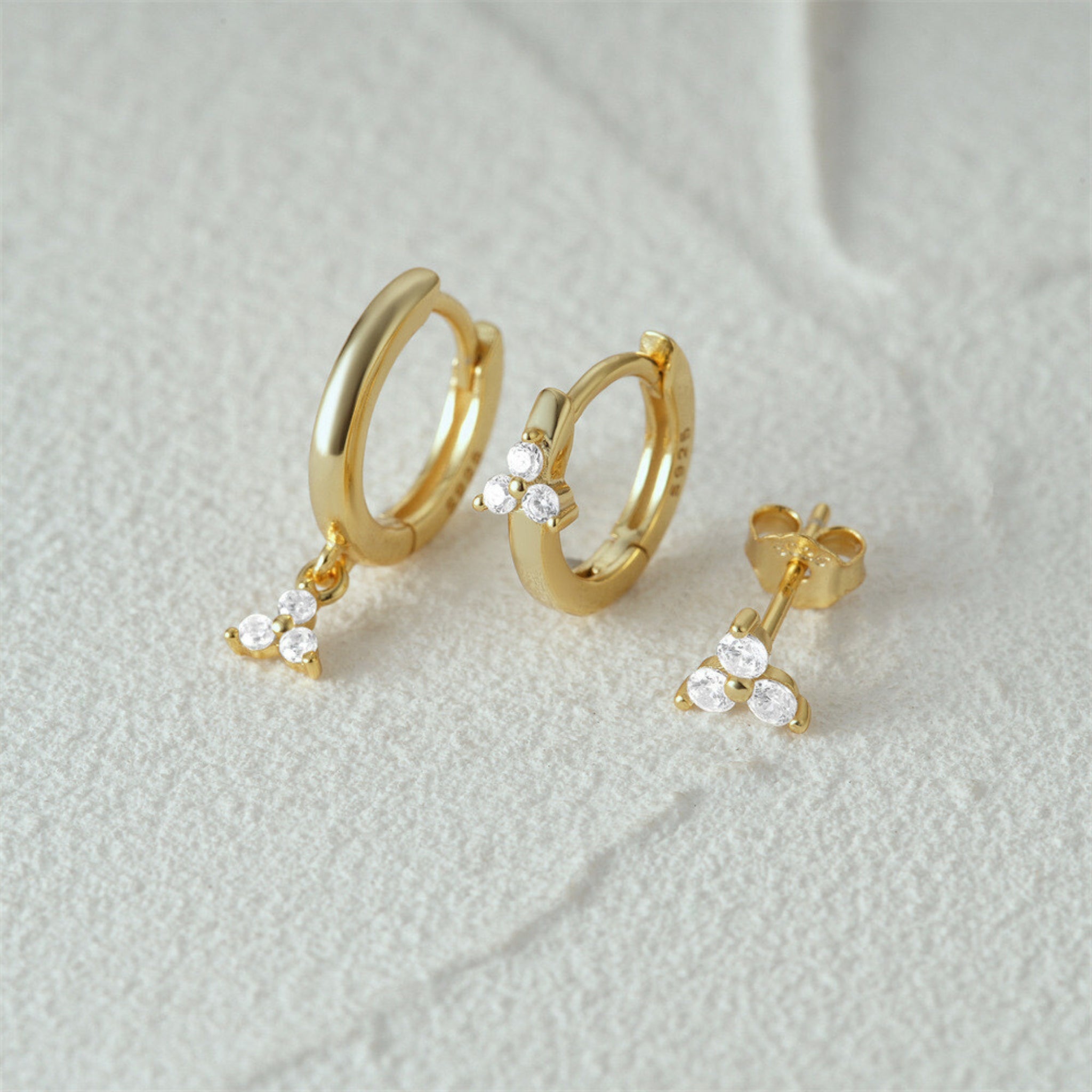 Clover Earring Bundle - Set of 3