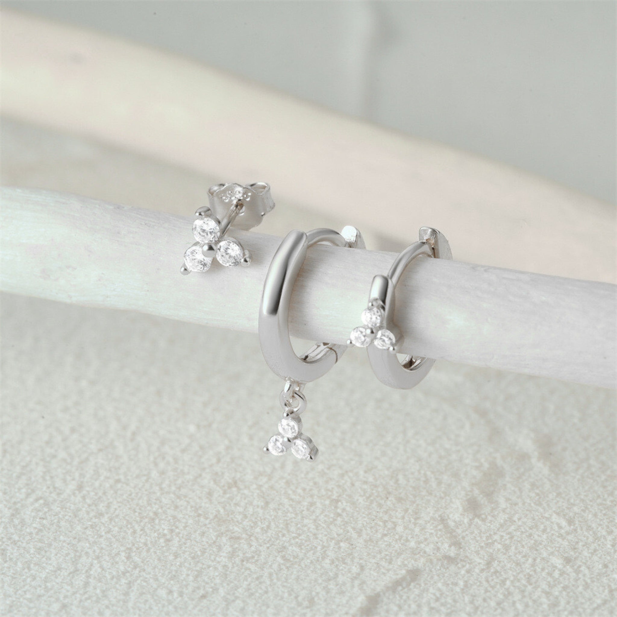 Clover Earring Bundle - Set of 3