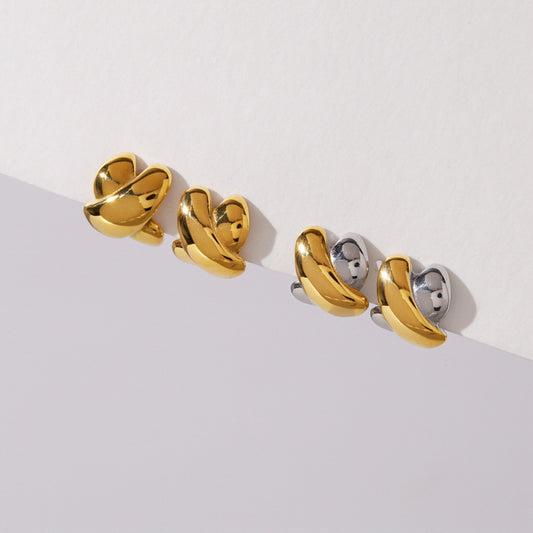 Crossing Paths Stud Earrings