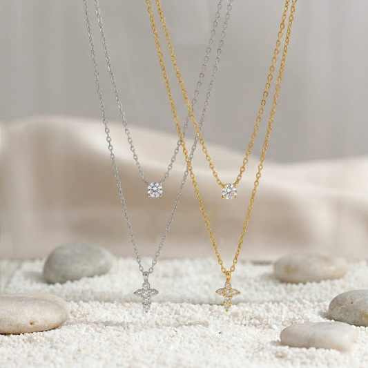 Divine Spark Layered Necklace