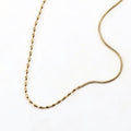 18K Gold Plated Stainless Steel Hypoallergenic Waterproof Tarnish Free Waterproof Sweatproof No-Fade Duet Chain Necklace The Aura