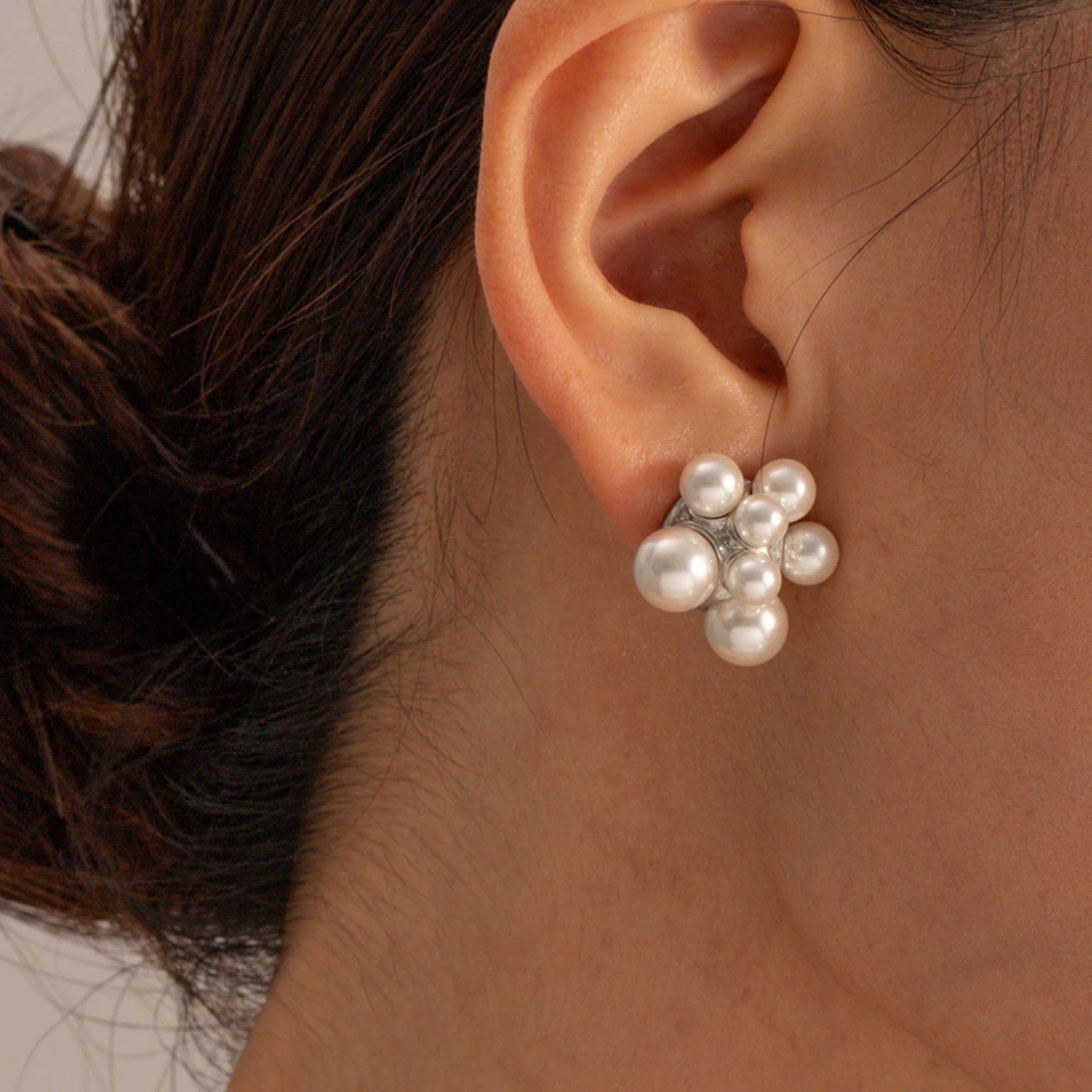 Stainless Steel Hypoallergenic Waterproof Tarnish Free Elsa Stud Earrings The Aura