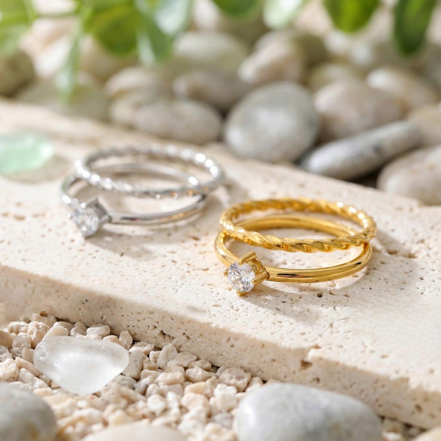 Endless Bond Duo Ring Set