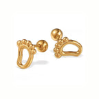 First Steps Stud Earrings