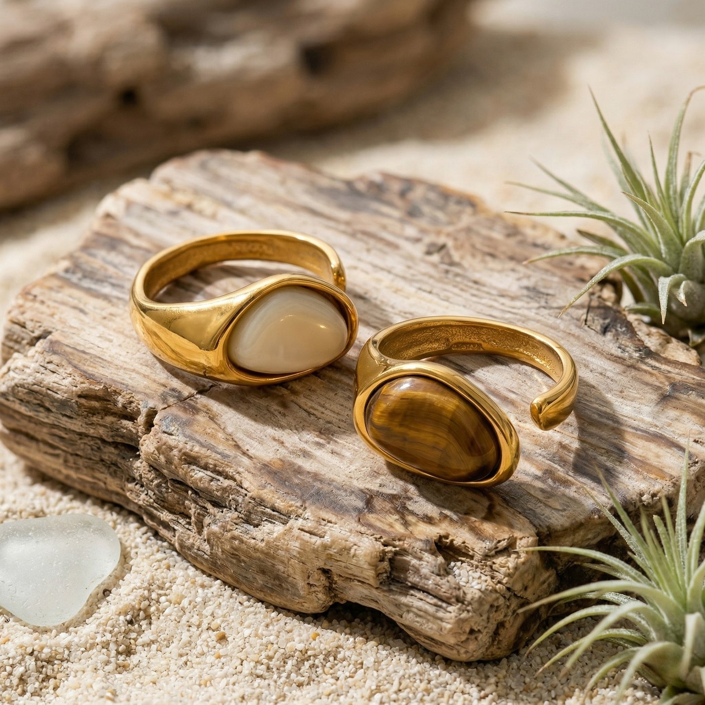 Grounded Essence Adjustable Ring