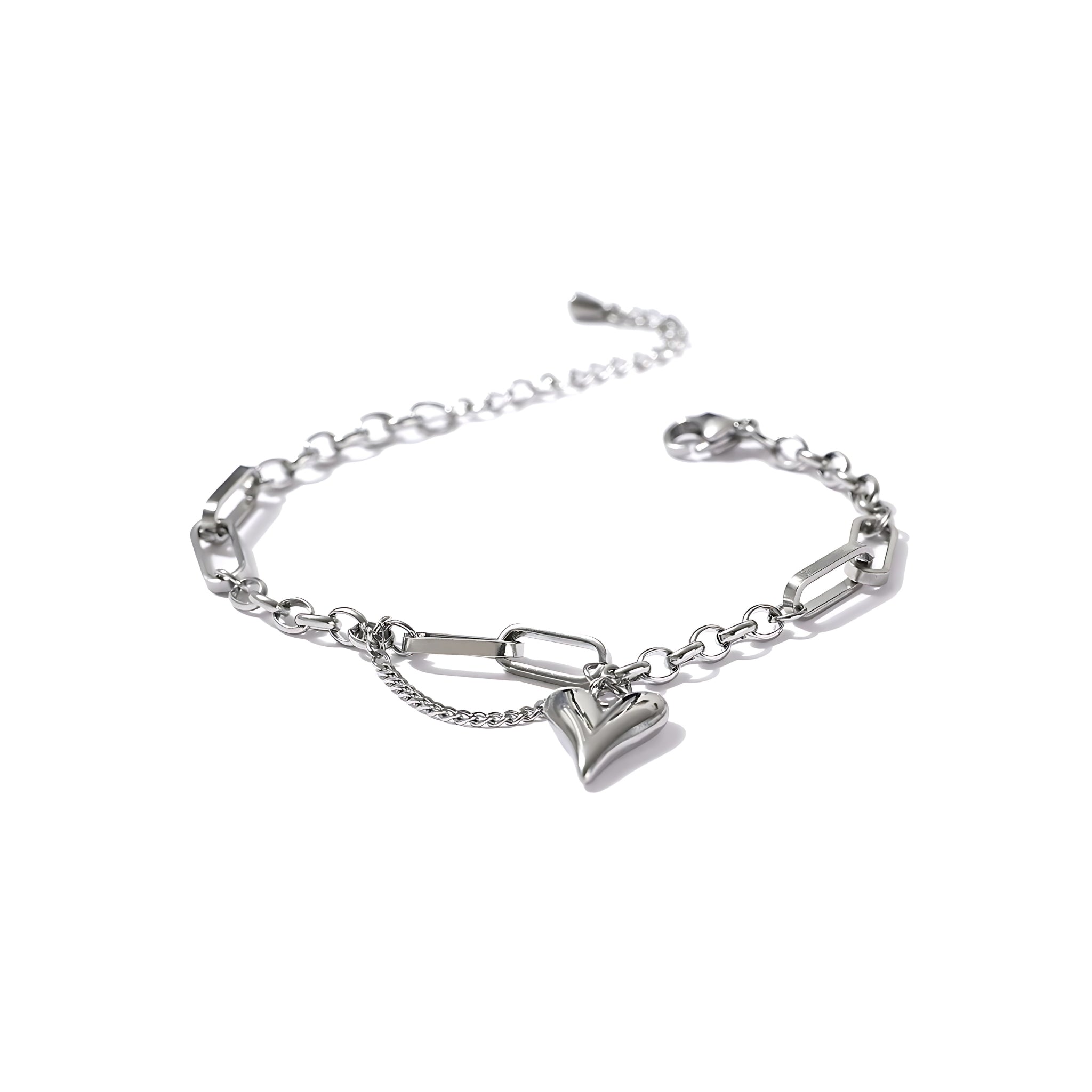 Heart Chain Bracelet