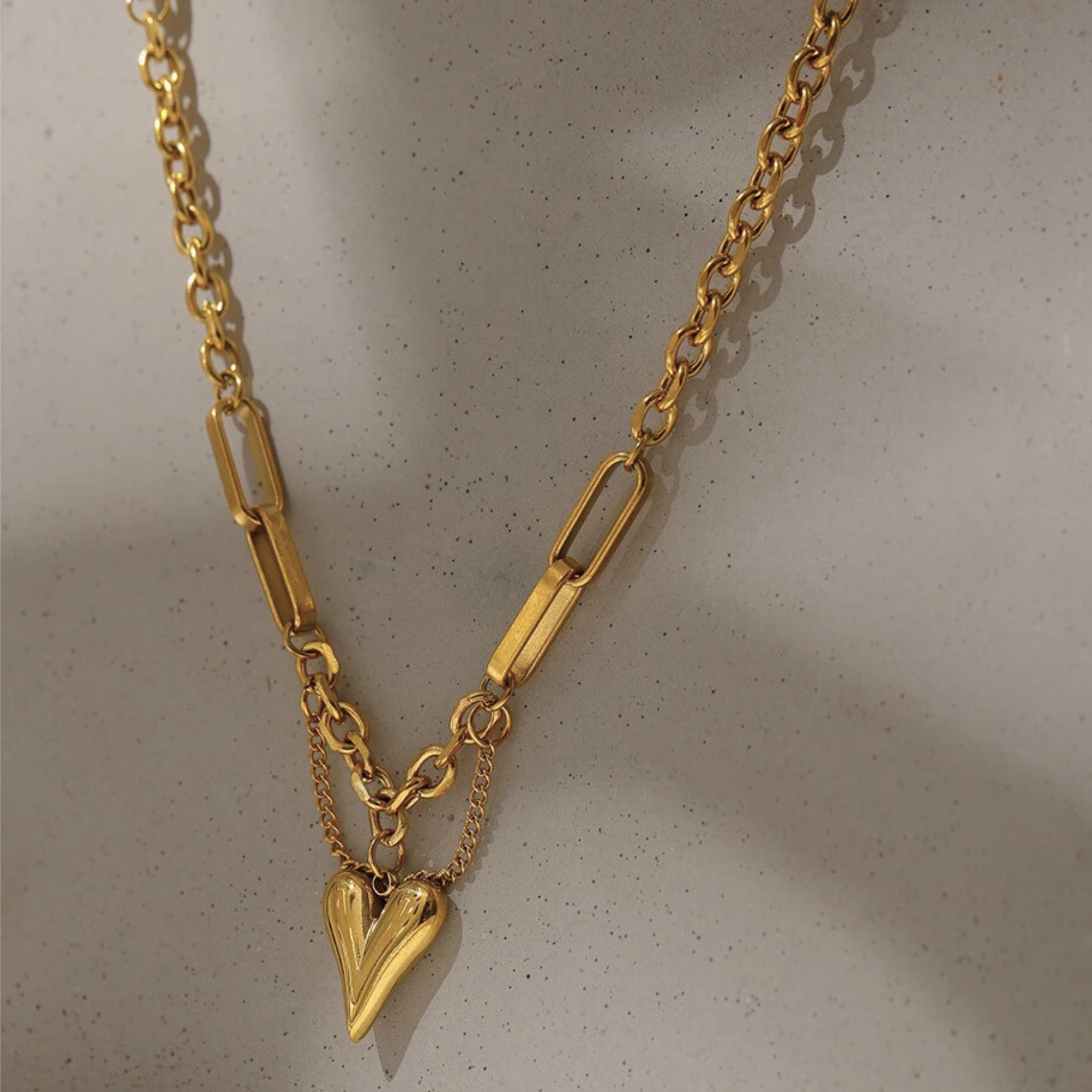 Heart Chain Necklace