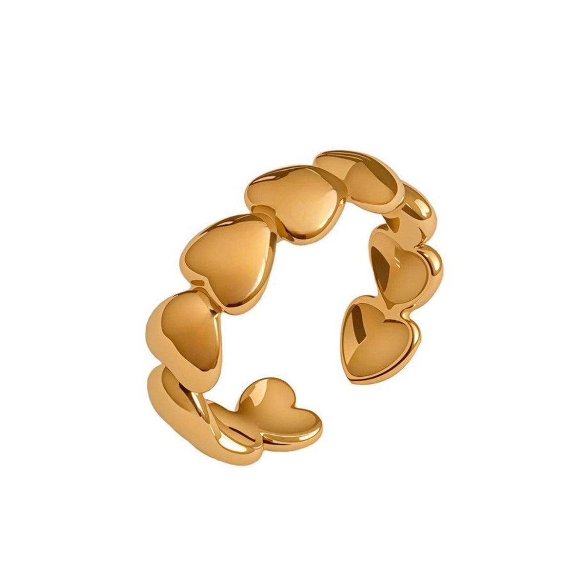 Heart Parade Adjustable Ring