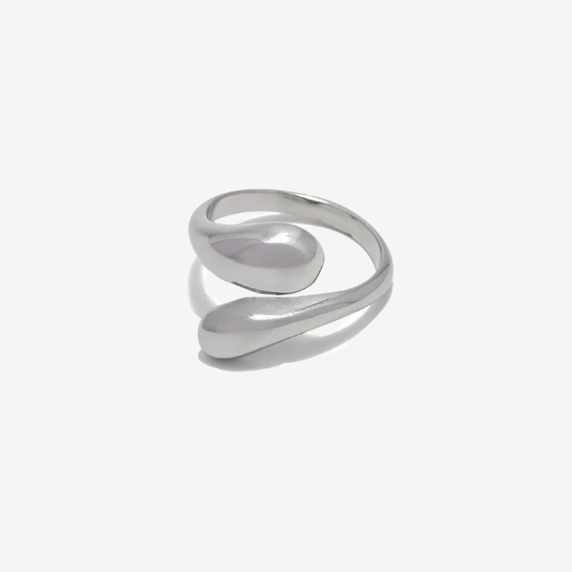 Stainless Steel Waterproof Tarnish Free Hypoallergenic Sweatproof No-Fade Hug Me Adjustable Rings The Aura