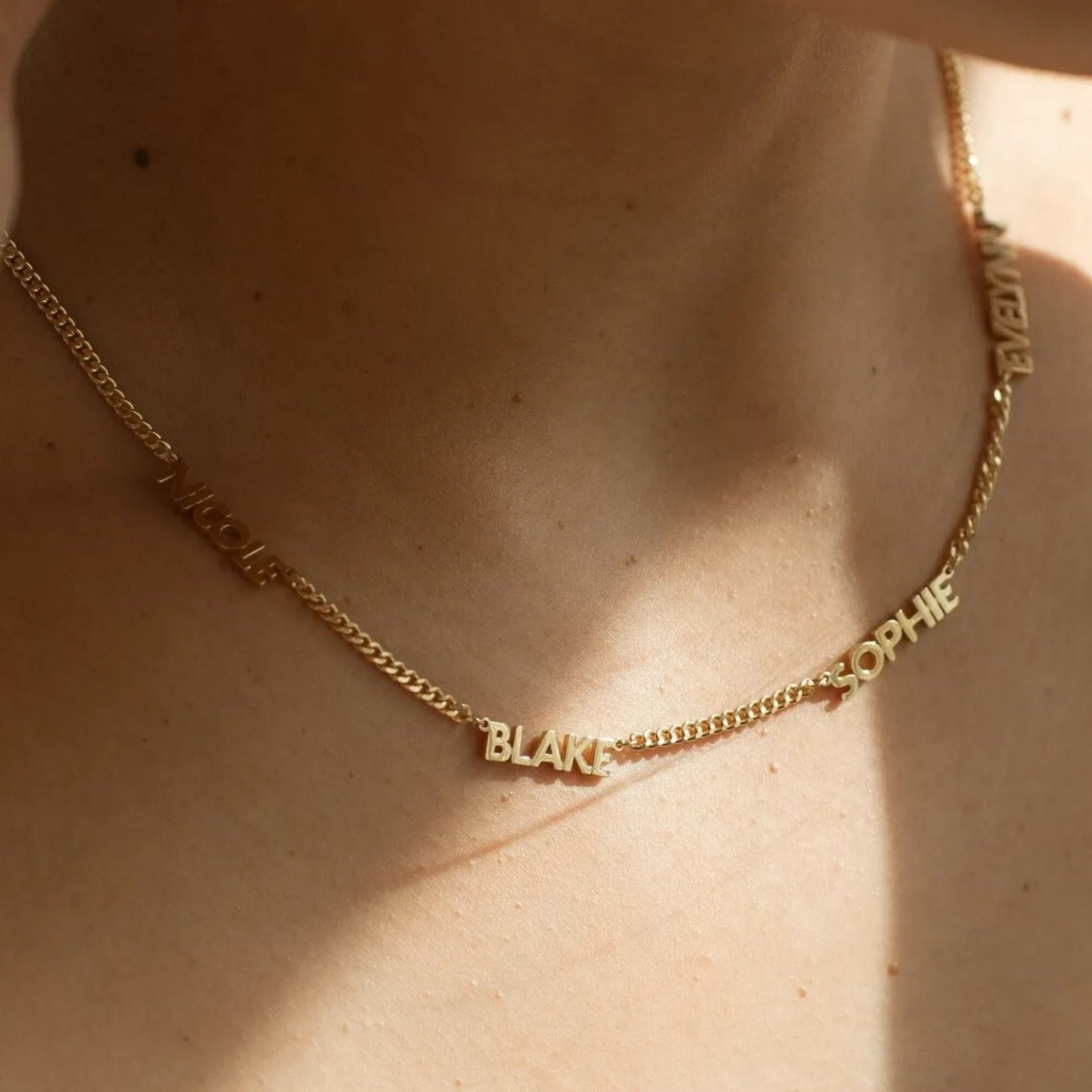 18K Gold Plated Stainless Steel Hypoallergenic Waterproof Tarnish Free Waterproof Sweatproof No-Fade I Am Who I Am Personalized Necklace The Aura