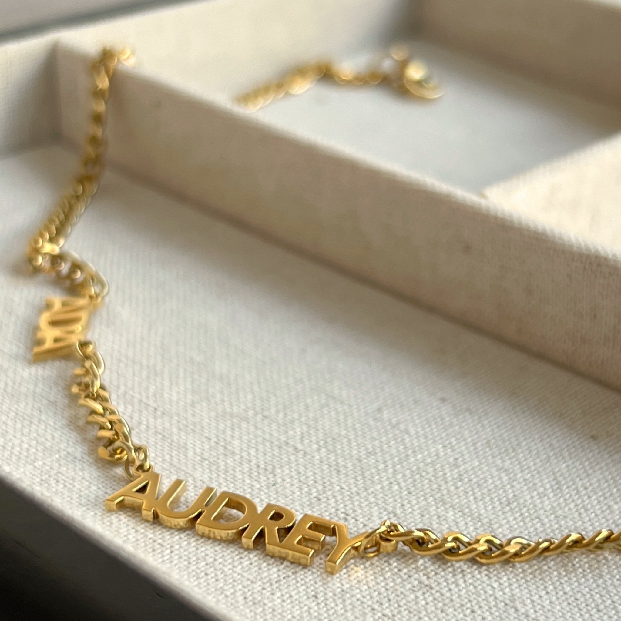 "I Am Who I Am" Nameplate Necklace
