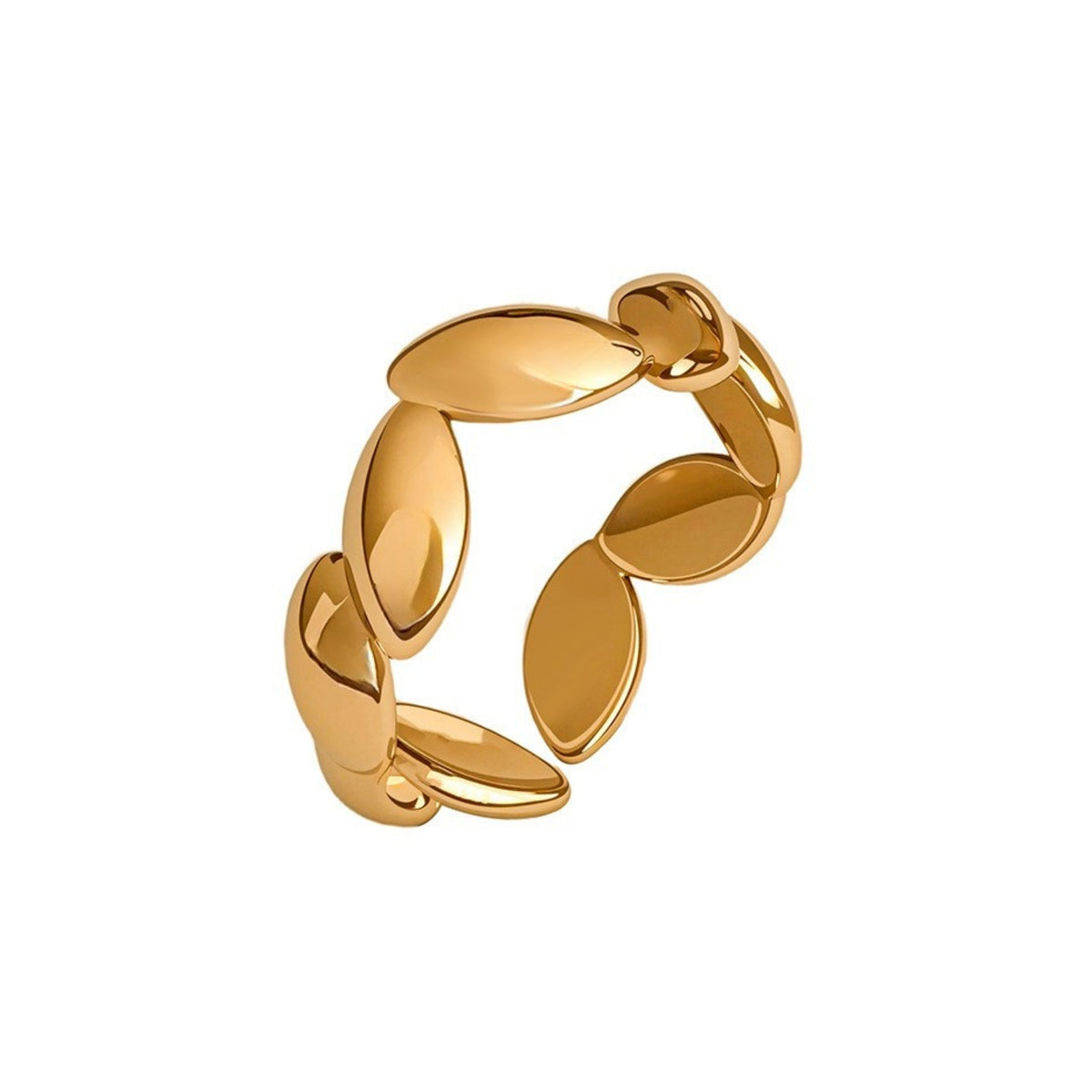 Laurel Marquise Leaf Adjustable Ring